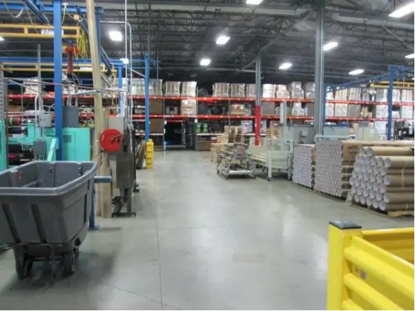 palletizing and warehousing department